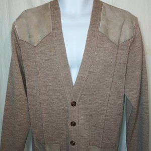 Edinburgh Woolen Mills Leather Parch Sweater Med